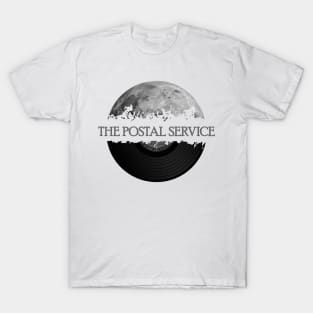 The Postal Service moon vinyl T-Shirt